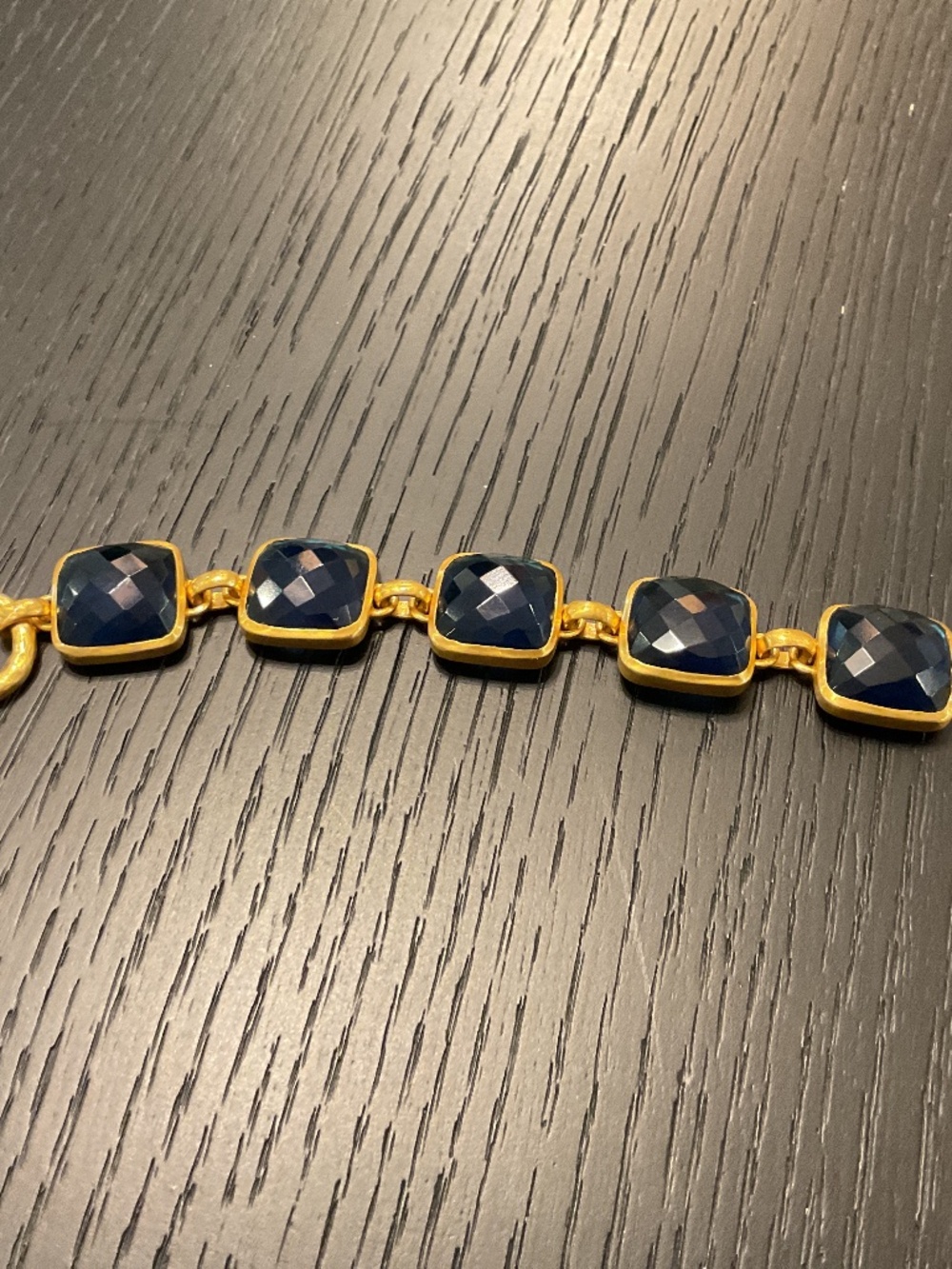 Julie Vos Catalina Bracelet Sapphire Blue